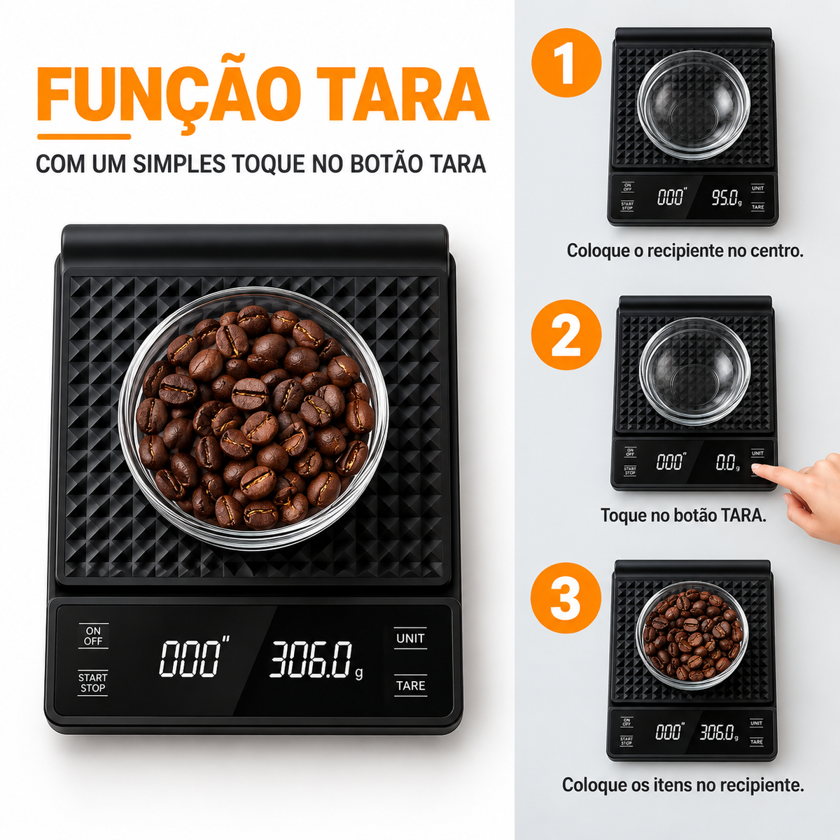 Balança Digital de Cozinha Premium | FoodPro®