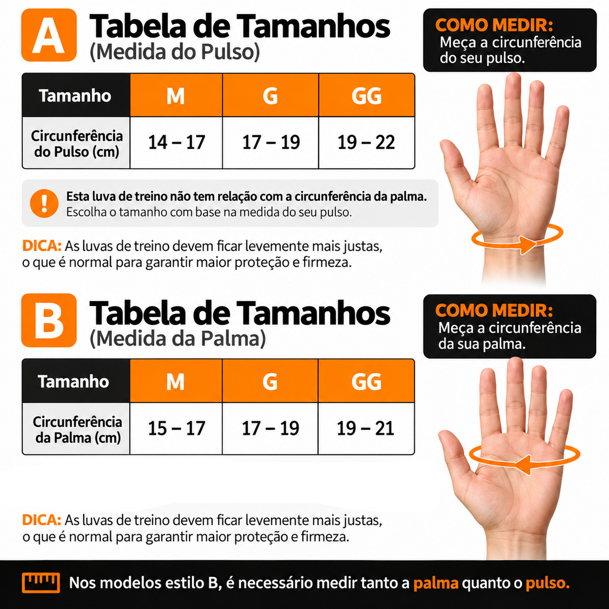 Luva de Treino com Proteção de Palma e Suporte de Punho | GripGuard®