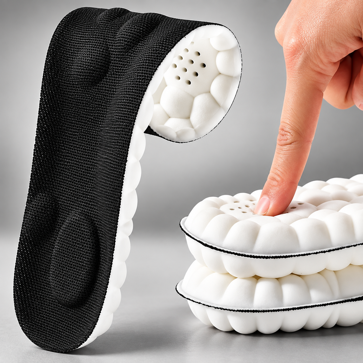 Palmilha com Suporte de Arco e Absorção de Impacto Ortopédica | StepComfort®