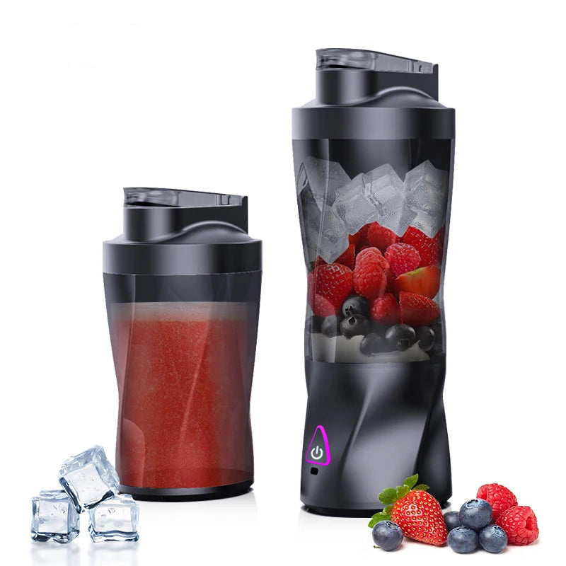 Liquidificador Portátil Multifuncional | Faça shakes, sucos, smoothies, pré e pós treinos onde estiver | Beba direto do copo | BlendFit®