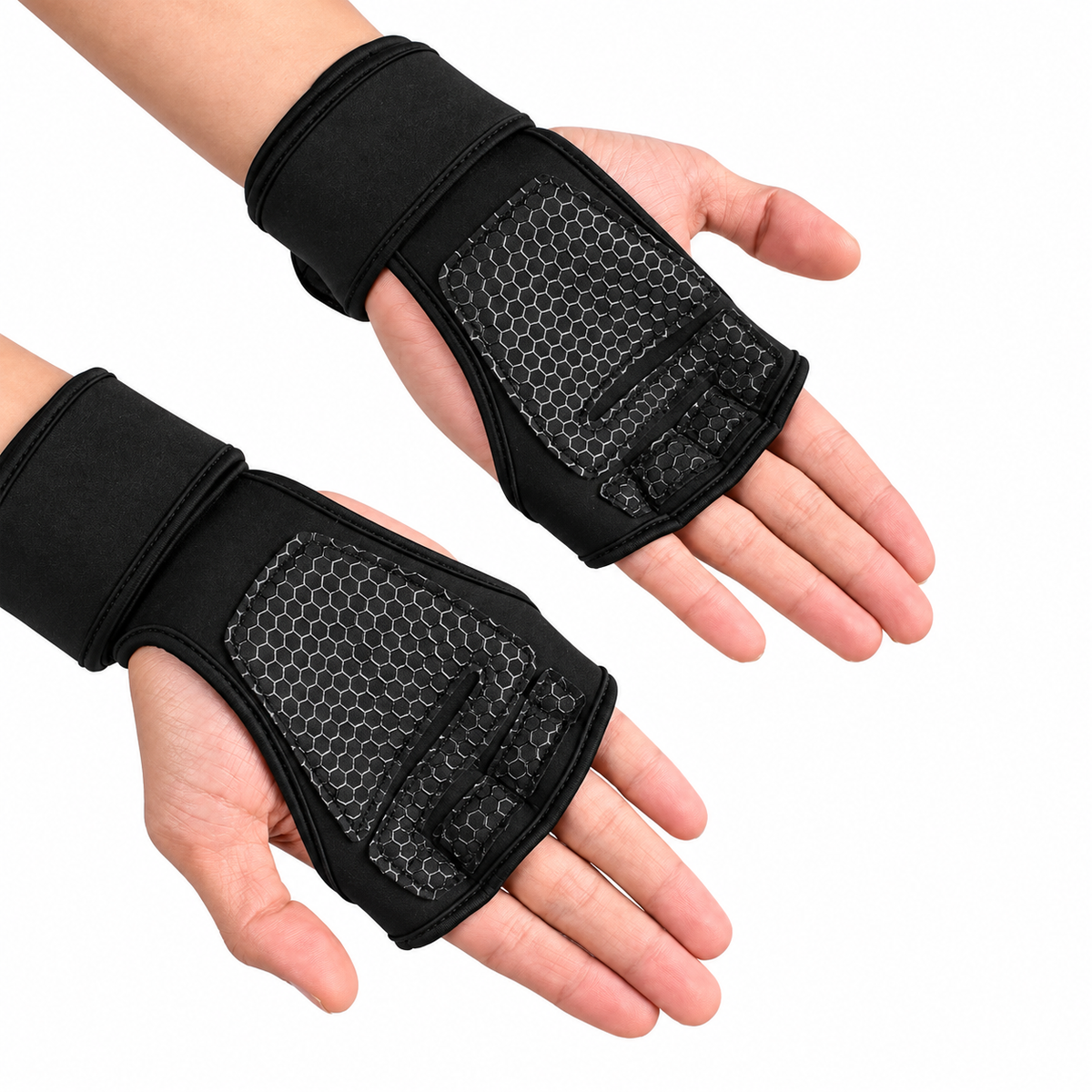 Luva de Treino com Proteção de Palma e Suporte de Punho | GripGuard®