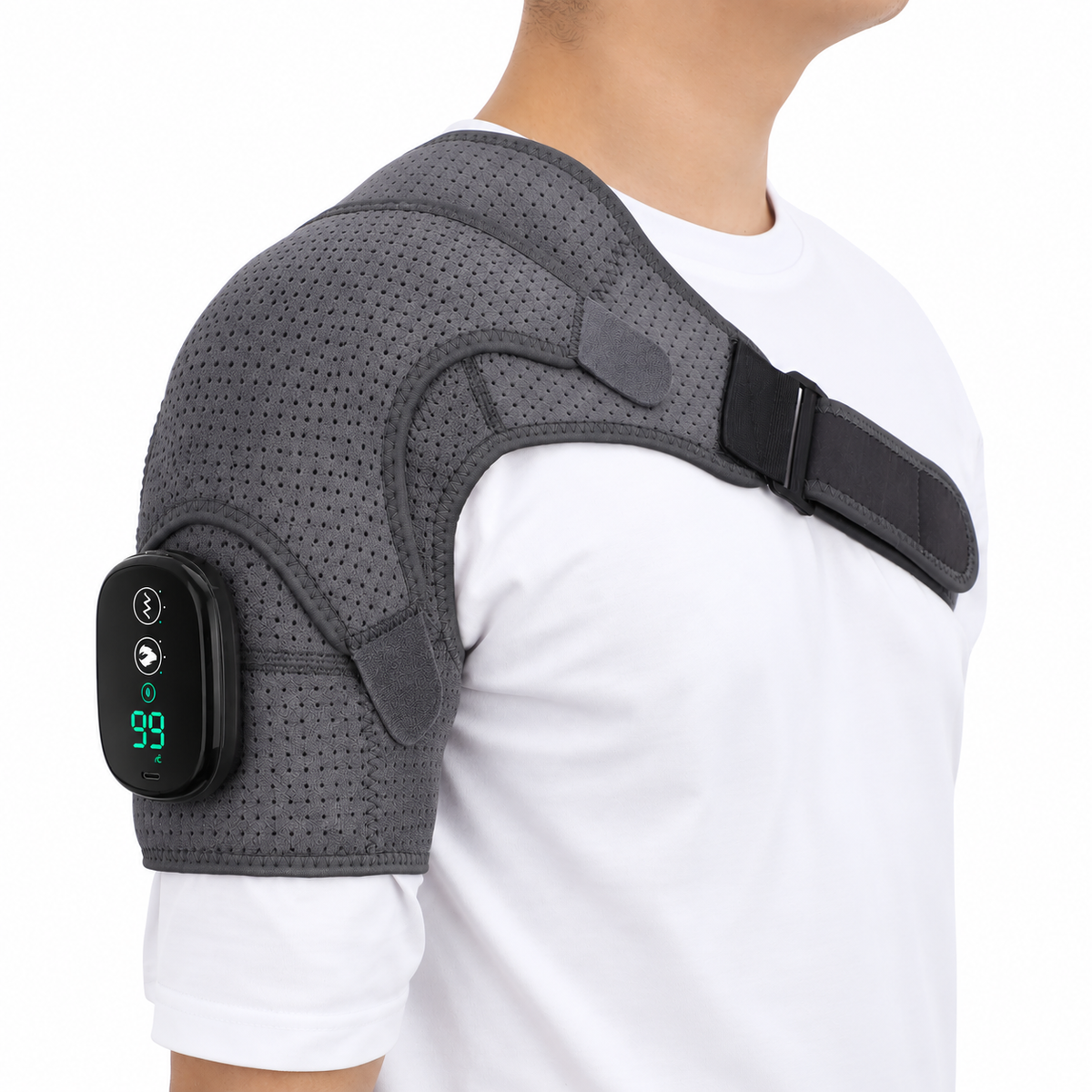 Ombreira Ortopédica Massageadora com Aquecimento | OmbroFlex™