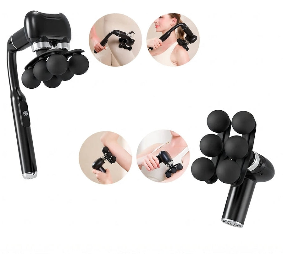 Pistola Massageadora de 6 Cabeças | MassagePro®