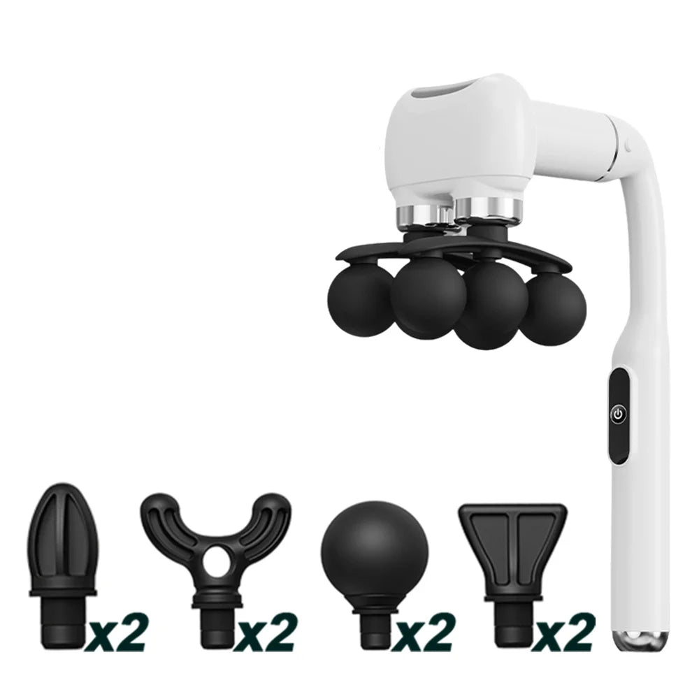 Pistola Massageadora de 6 Cabeças | MassagePro®