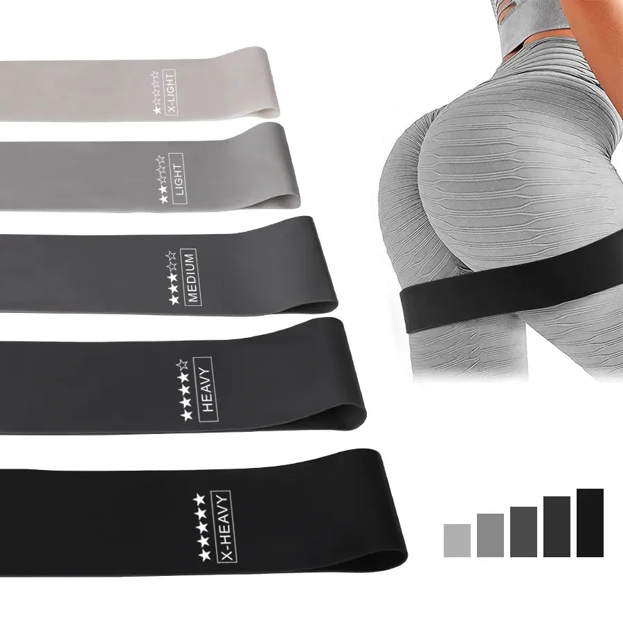 Kit 5 Faixas Elásticas MiniBands para Diferentes Intensidades | FitBands®