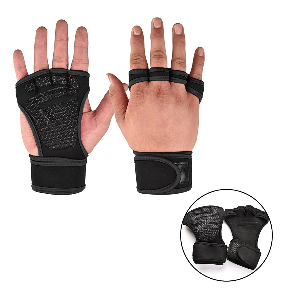 Luva de Treino com Proteção de Palma e Suporte de Punho | GripGuard®